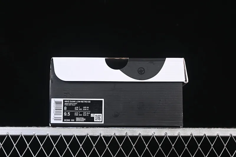 All categories Nk SB Dunk series Nk SB Dunk Low low-top sneakers Nike Dunk Low Panda "Viotech" green and purple panda low-top casual sneakers IB2990-500
